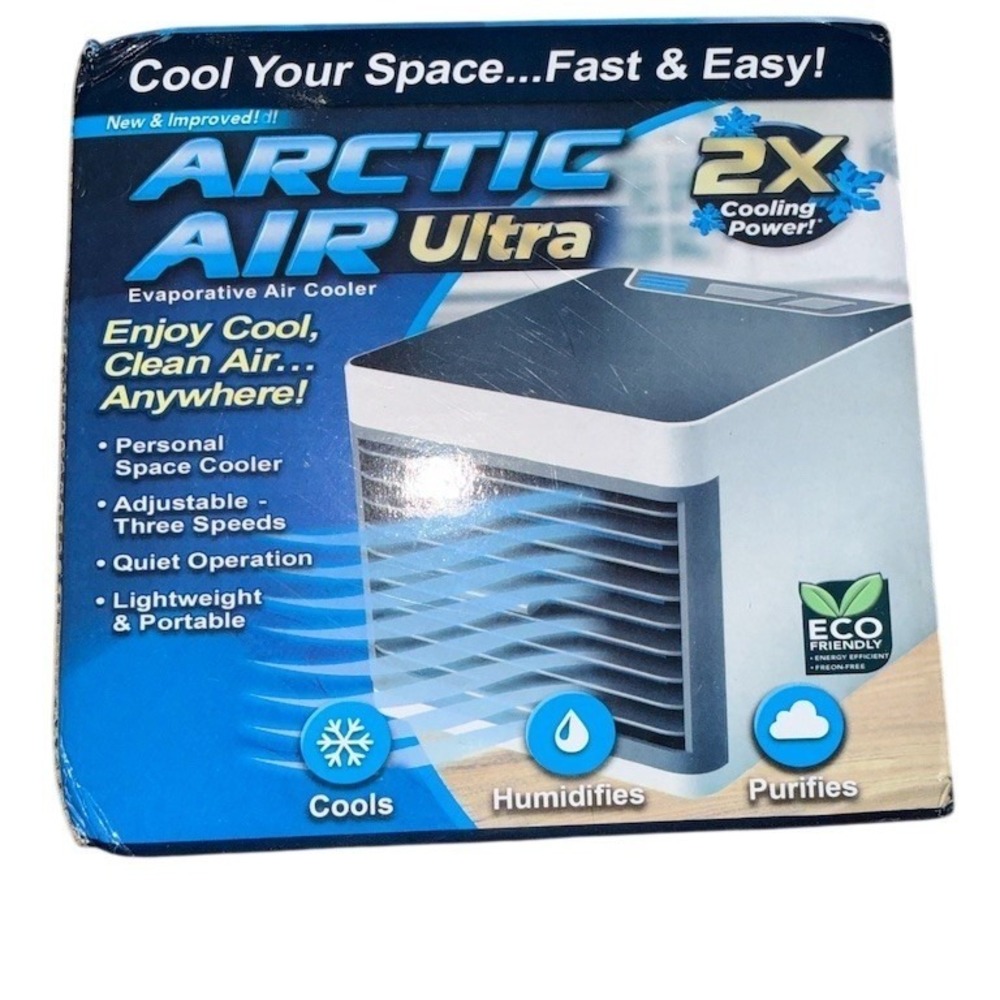 Arctic Air Ultra Evaporative Air Cooler Portable Personal Space Cooler open box